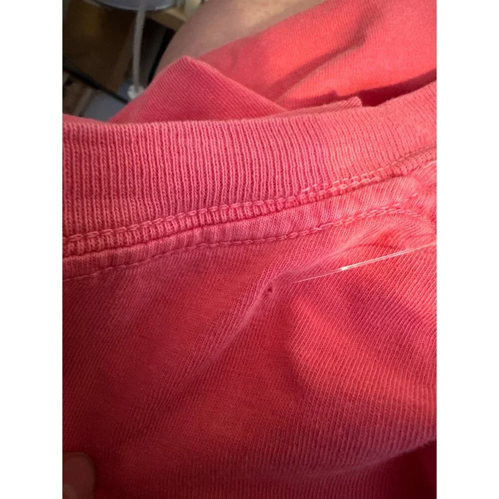 Youth Comfort‎ Colors Watermelon Pink Garment Dyed Ringspun T-Shirt NWT